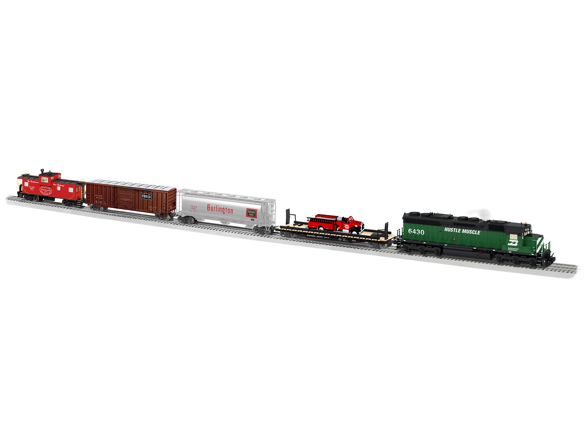 Lionel Burlington Northern Hustle Muscle 2222030 O Scale