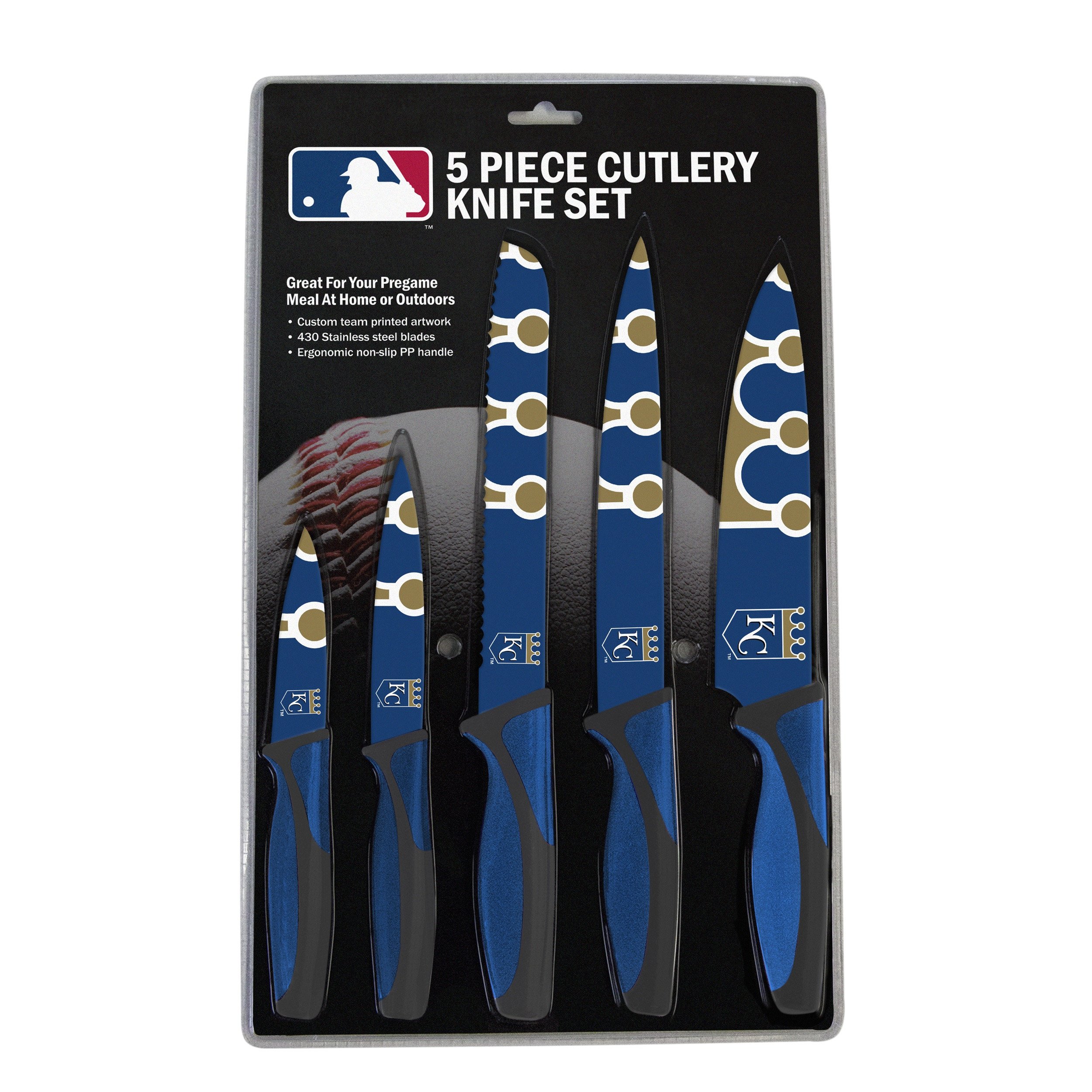 Kansas City Royals Kitchen Knife Set - 5 Pack