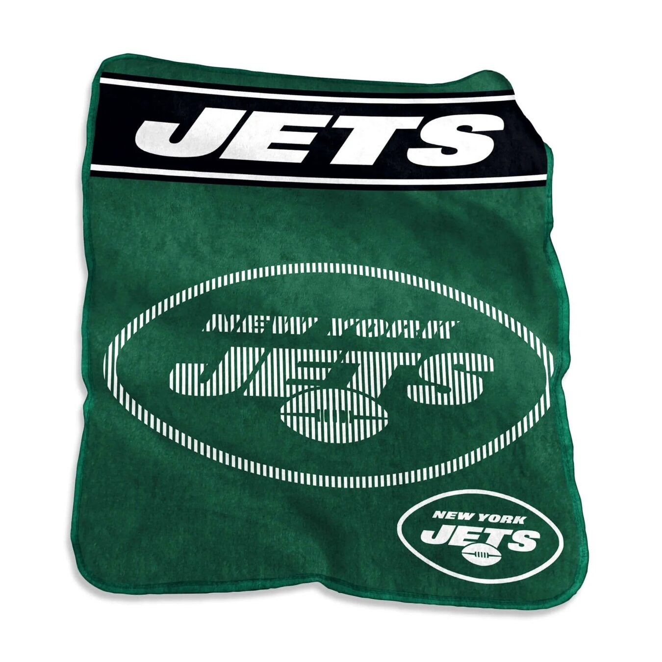 New York Jets Field Day Raschel Throw Blanket 60x80"⁠