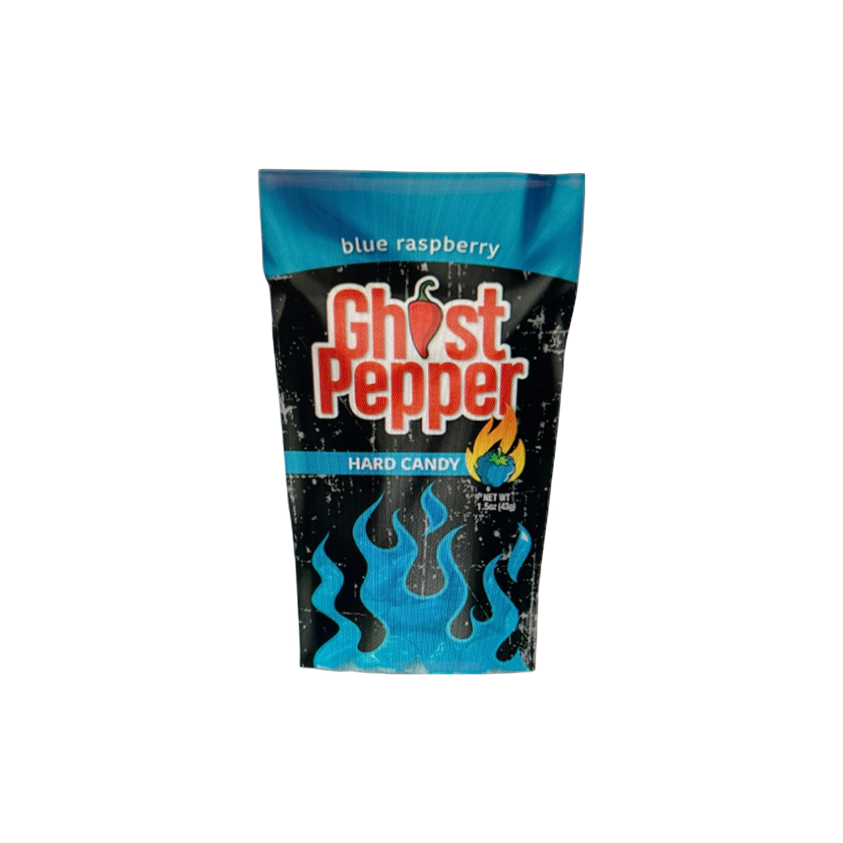 Blue Raspberry Ghost Pepper Hard Candy