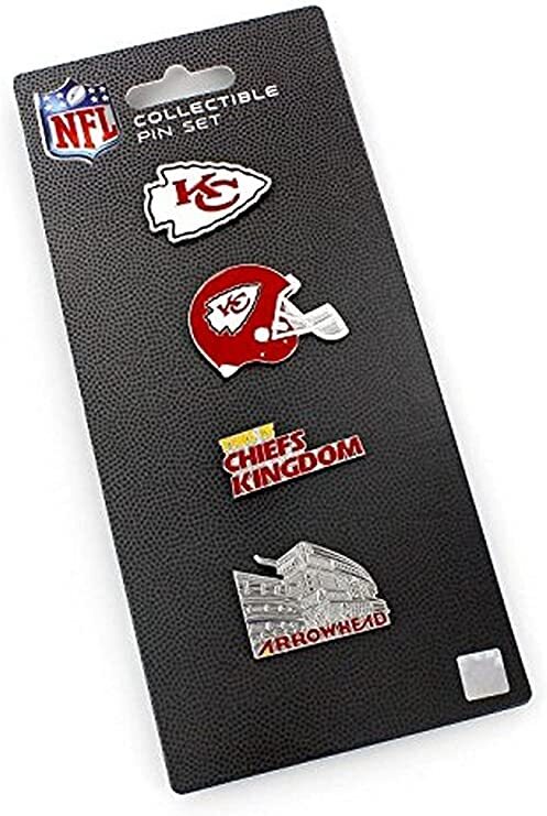 Kansas City Chiefs Evolution Pin Set
