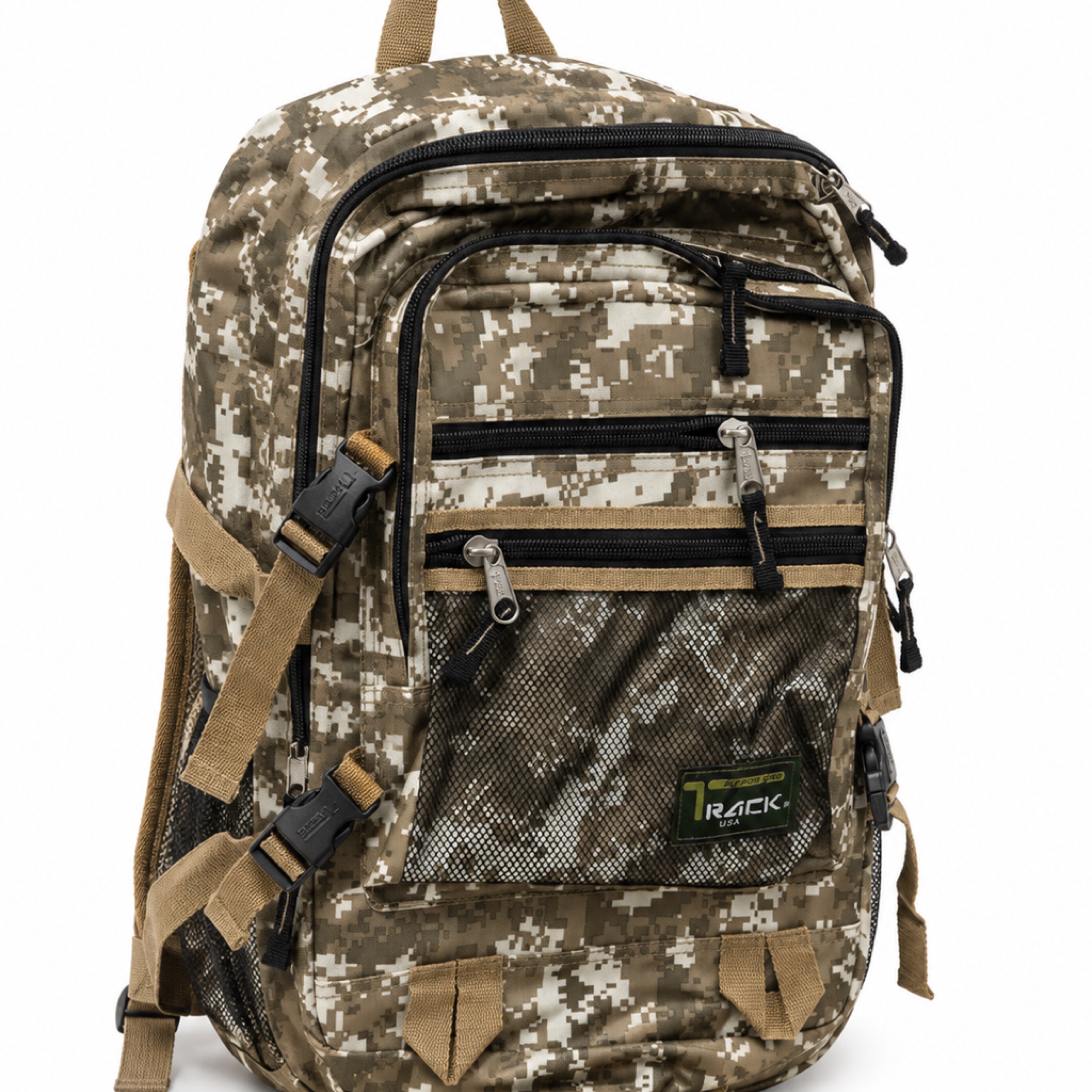 Digital Camo Multi-Pocket Backpack