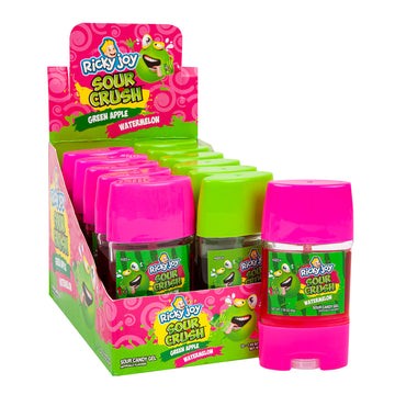 Ricky Joy Sour Crush Watermelon & Green Apple Gel 1.59oz 12ct