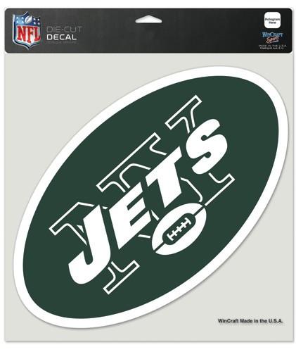 New York Jets Perfect Cut Decal 8x8"