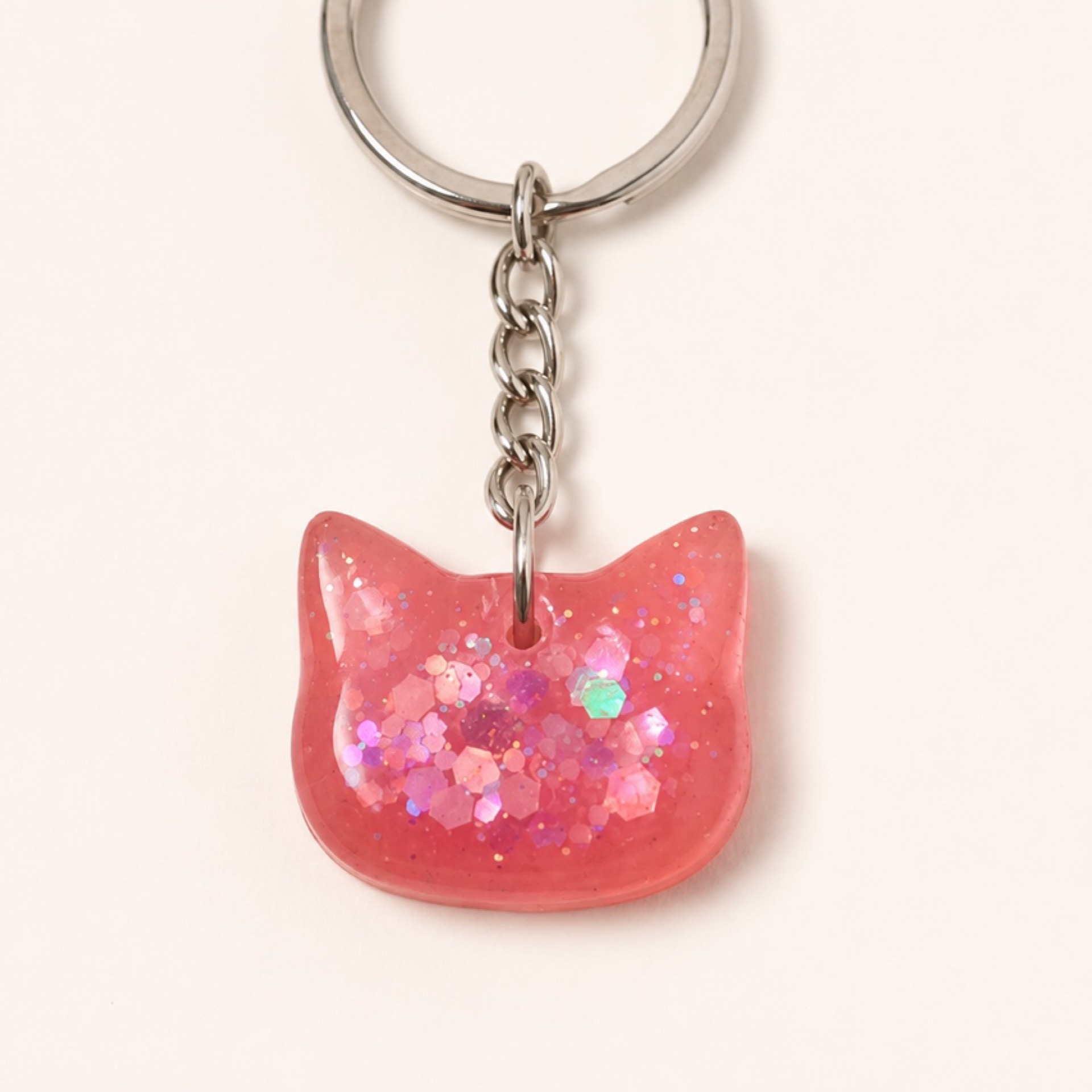 Sparkle cat keychain product image