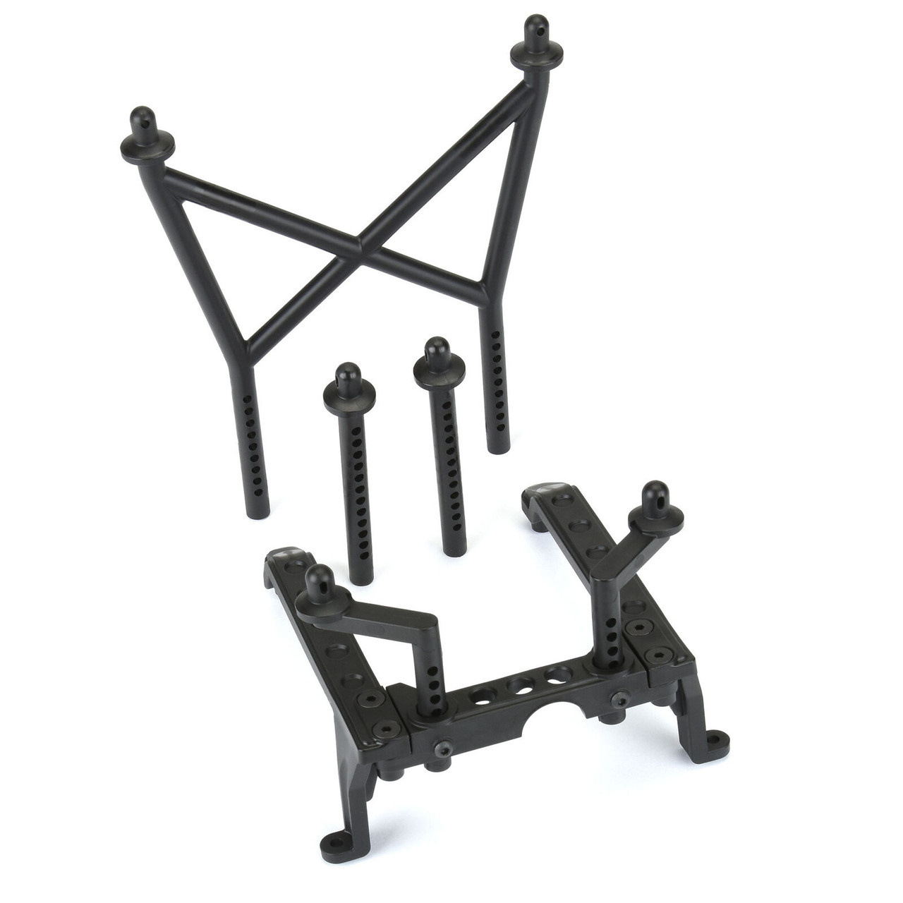 1/6 Extended Front and Rear Body Mounts: SCX6 PRO640300