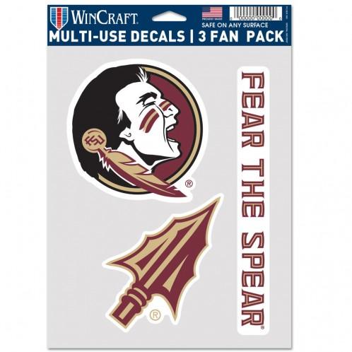 Florida State Seminoles Multi Use 3 Pack Fan Decals