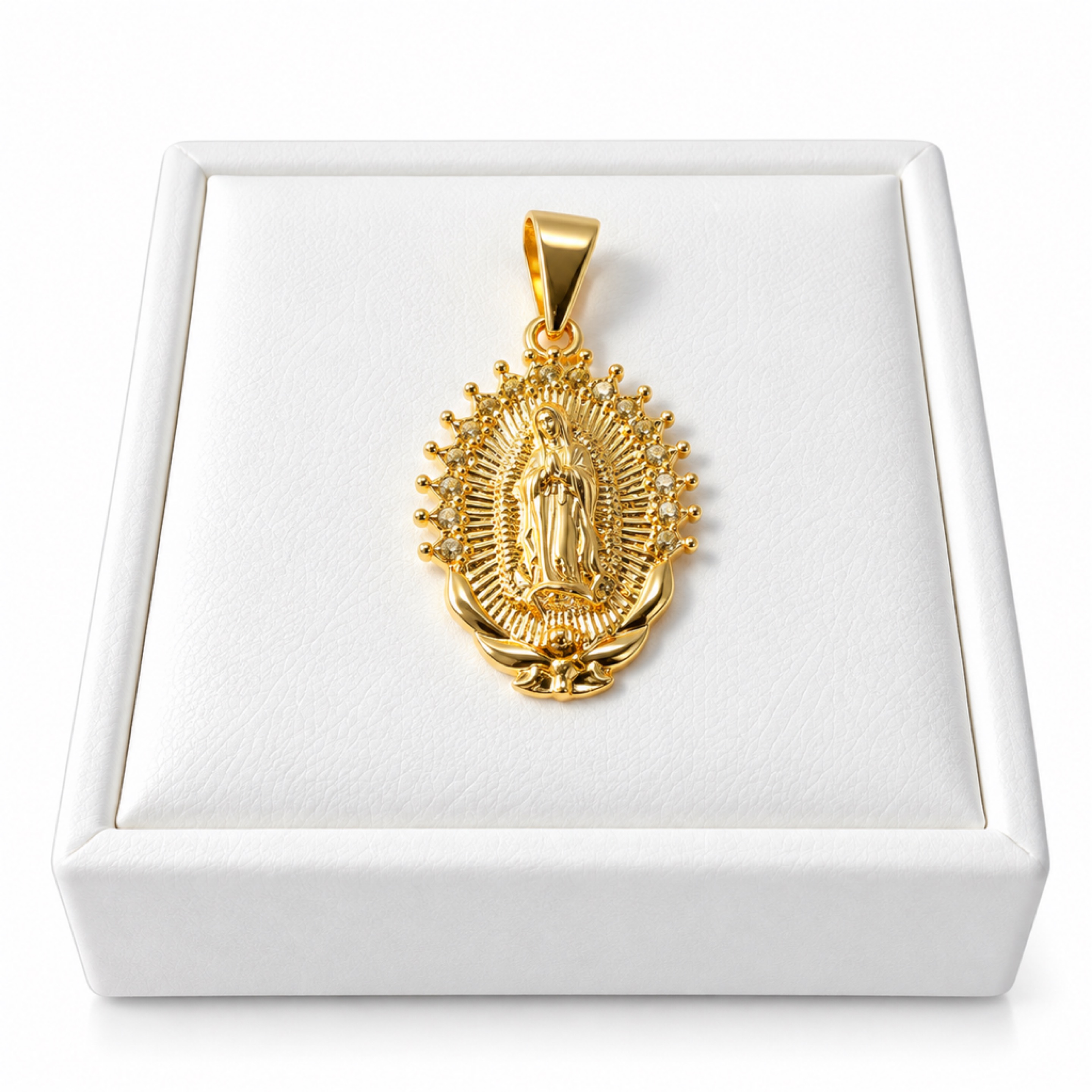 Gold St. Mary Pendant 