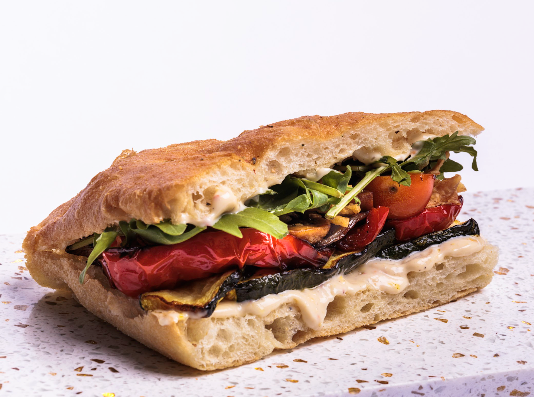 Roasted Veg. Focaccia