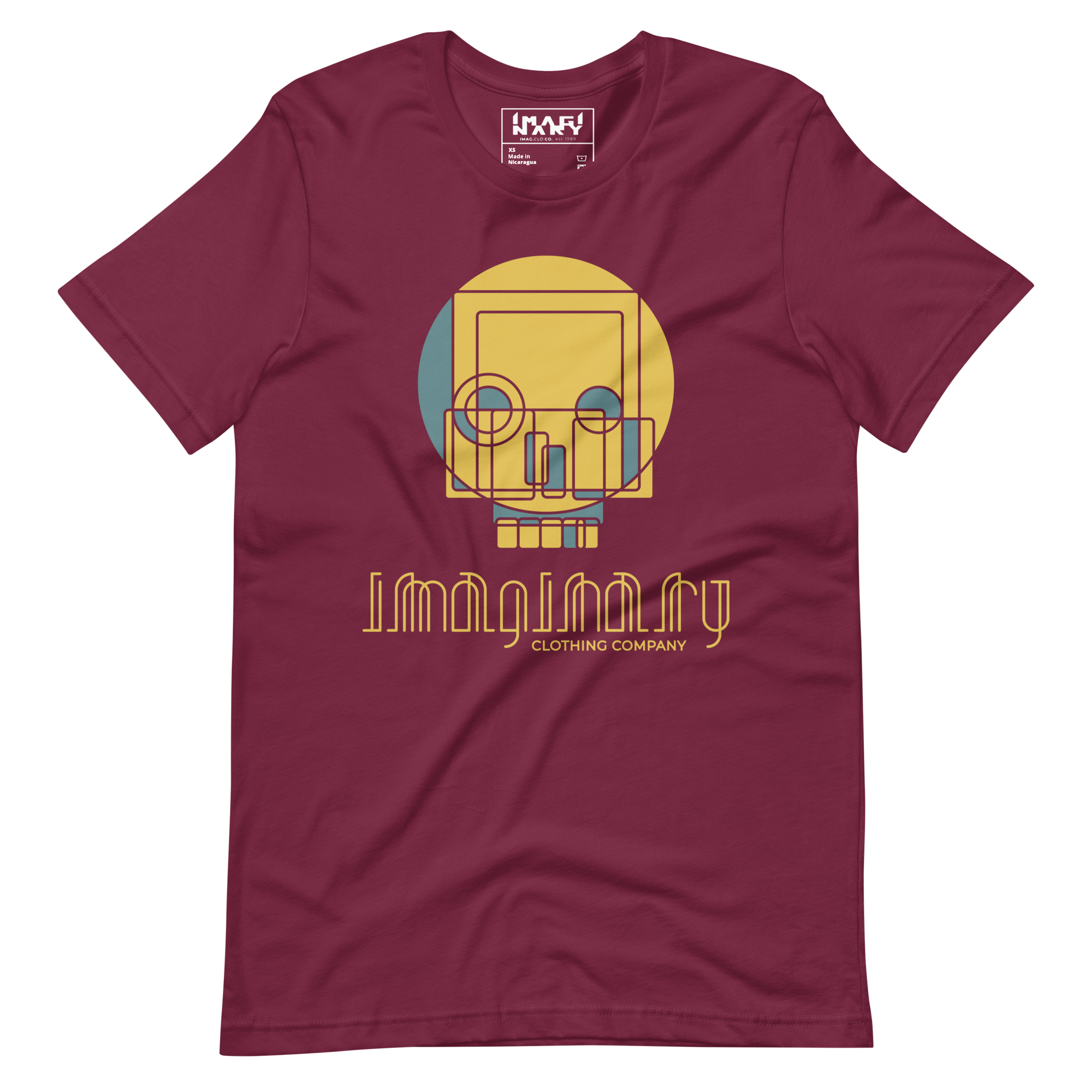 Monolithic Skull – Brutalist Graphic Tee