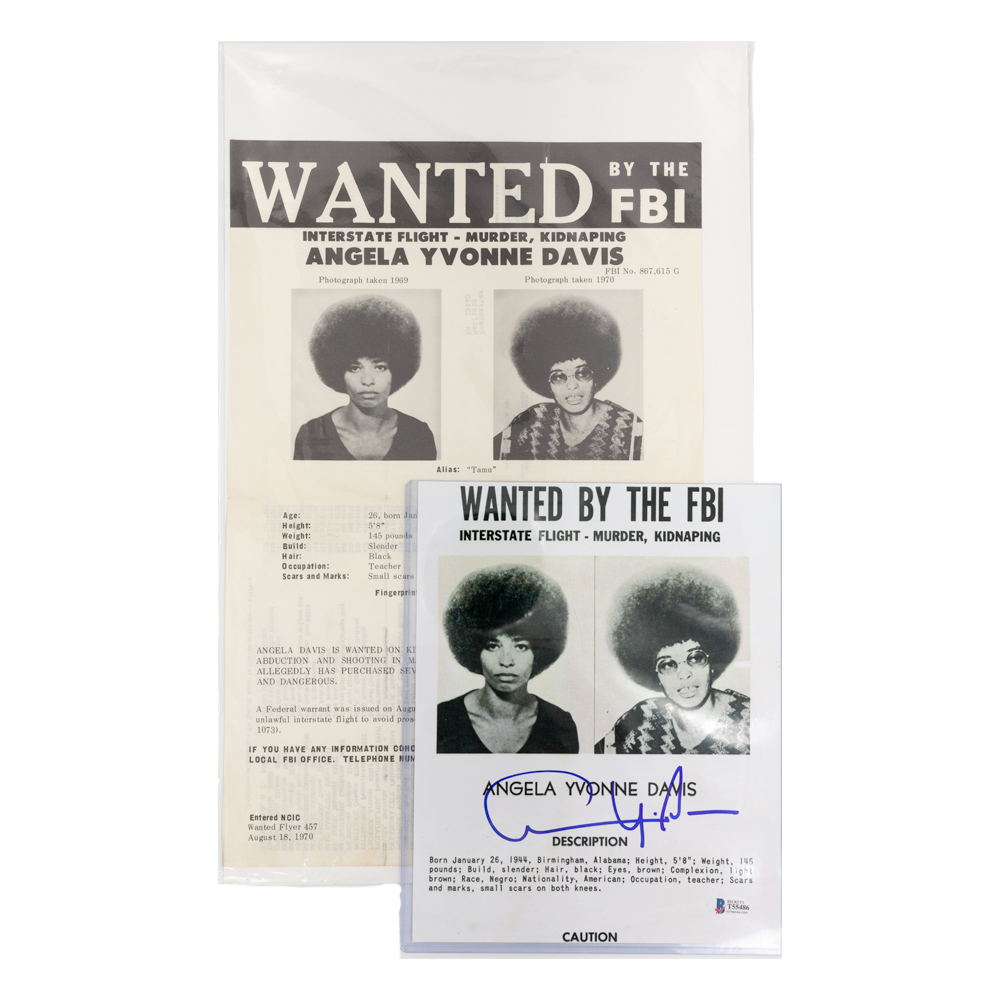 Angela Davis -- FBI Wanted Poster [Ephemera]