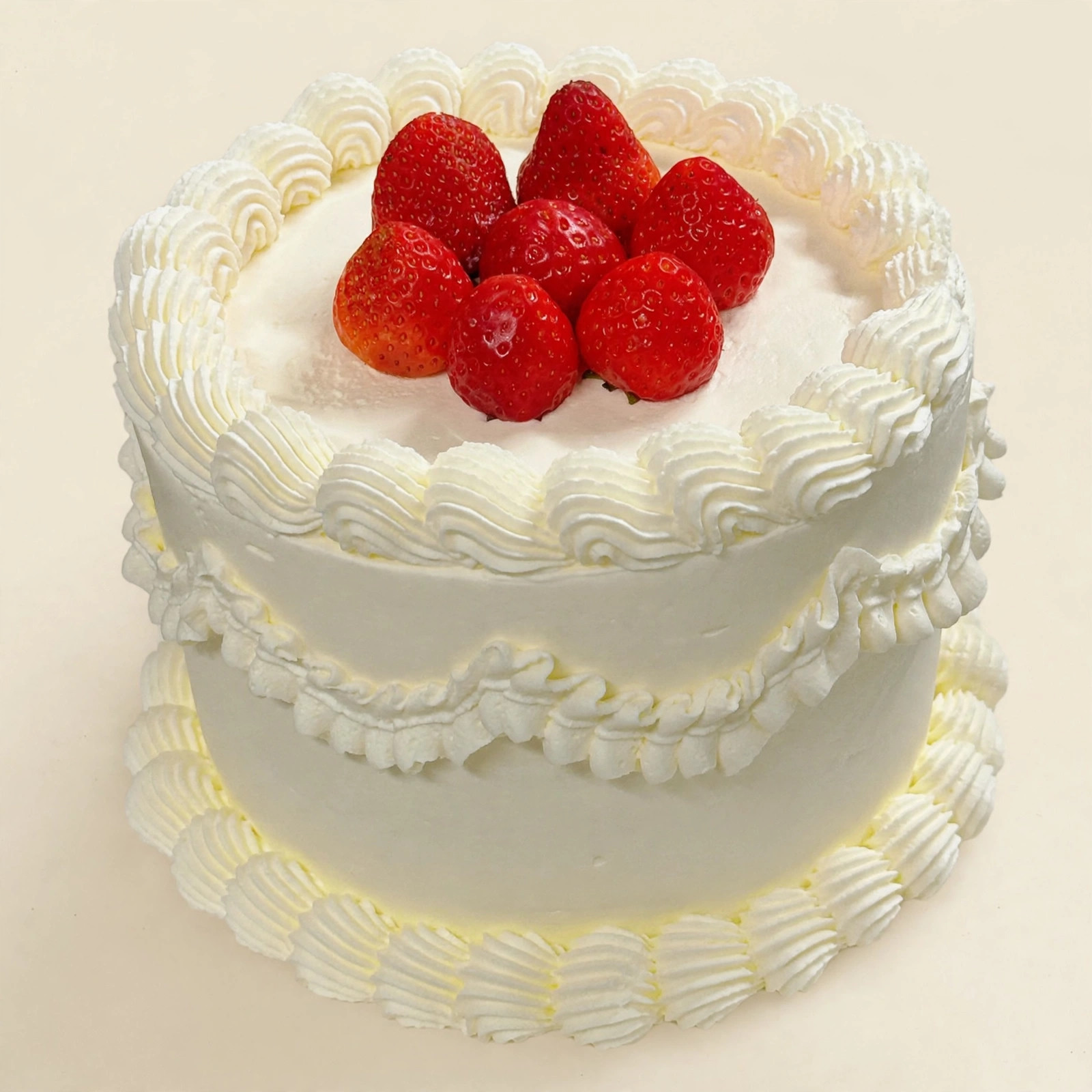 Vintage Strawberry Cream Cake — HoneyMe Bakery, Bellevue