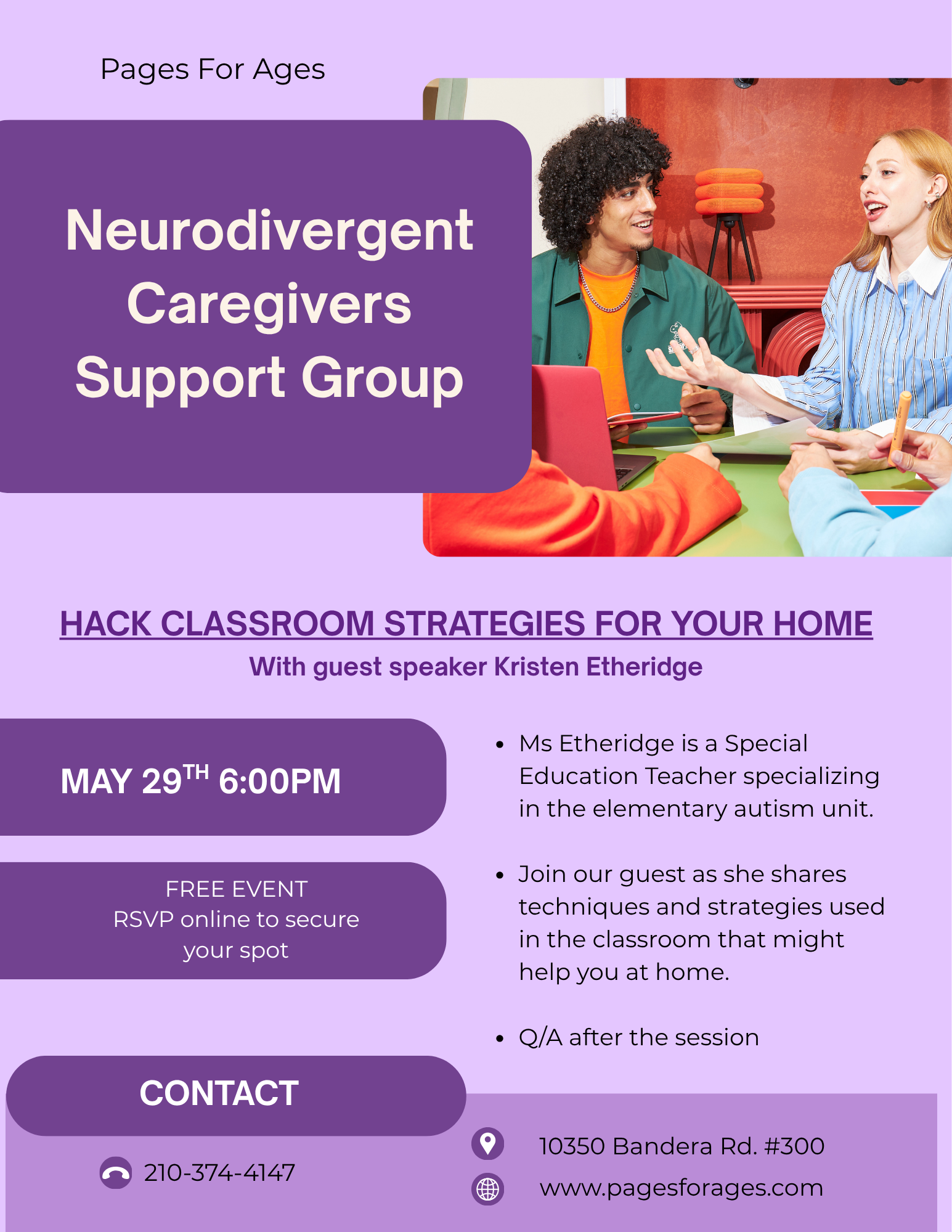 Neurodivergent Caregivers Support Group