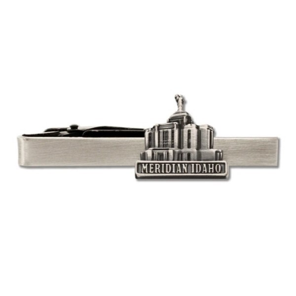 Silver Temple Tie Bar - Meridian
