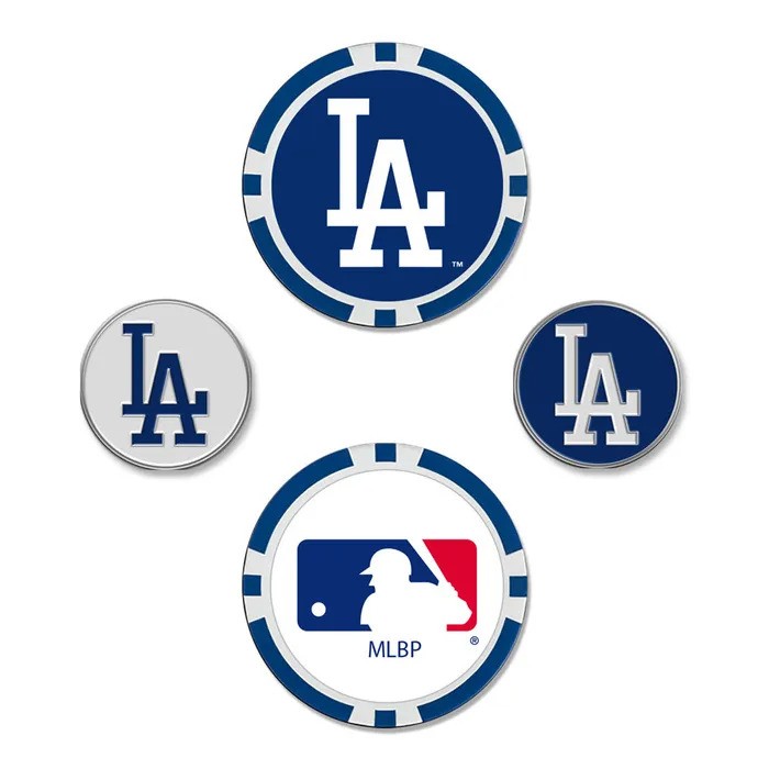Los Angeles Dodgers Golf Ball Markers Set of 4