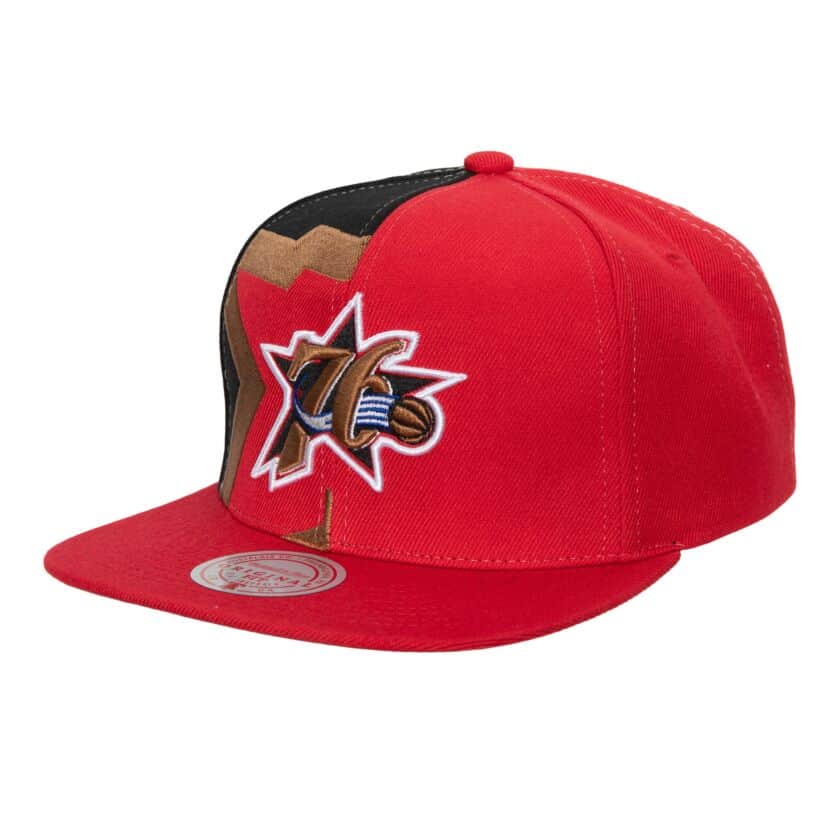 Philadelphia 76ers Retroline Mitchell and Ness Snapback Hat