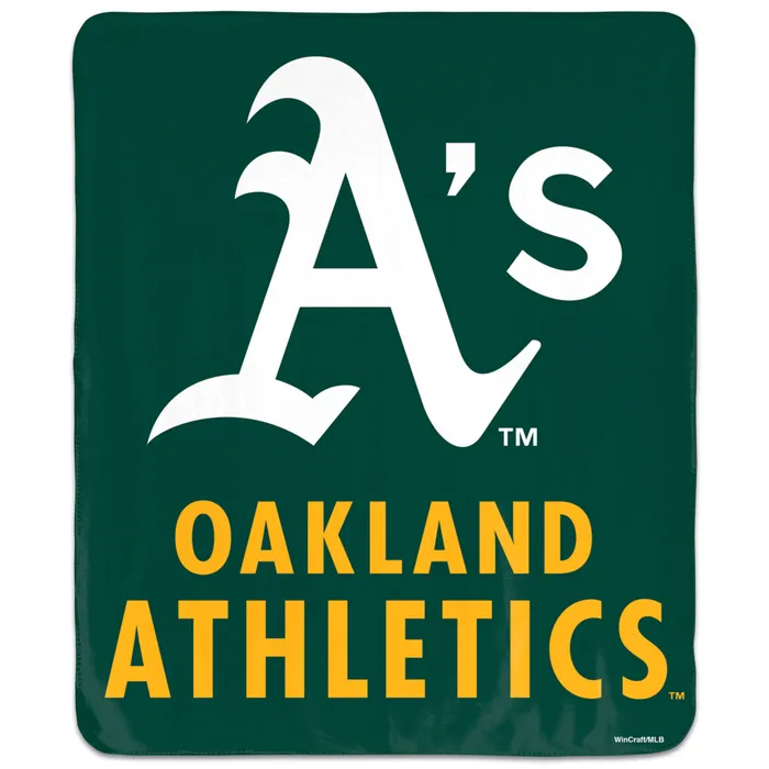 Oakland Athletics Winning Image Blanket 50x60"