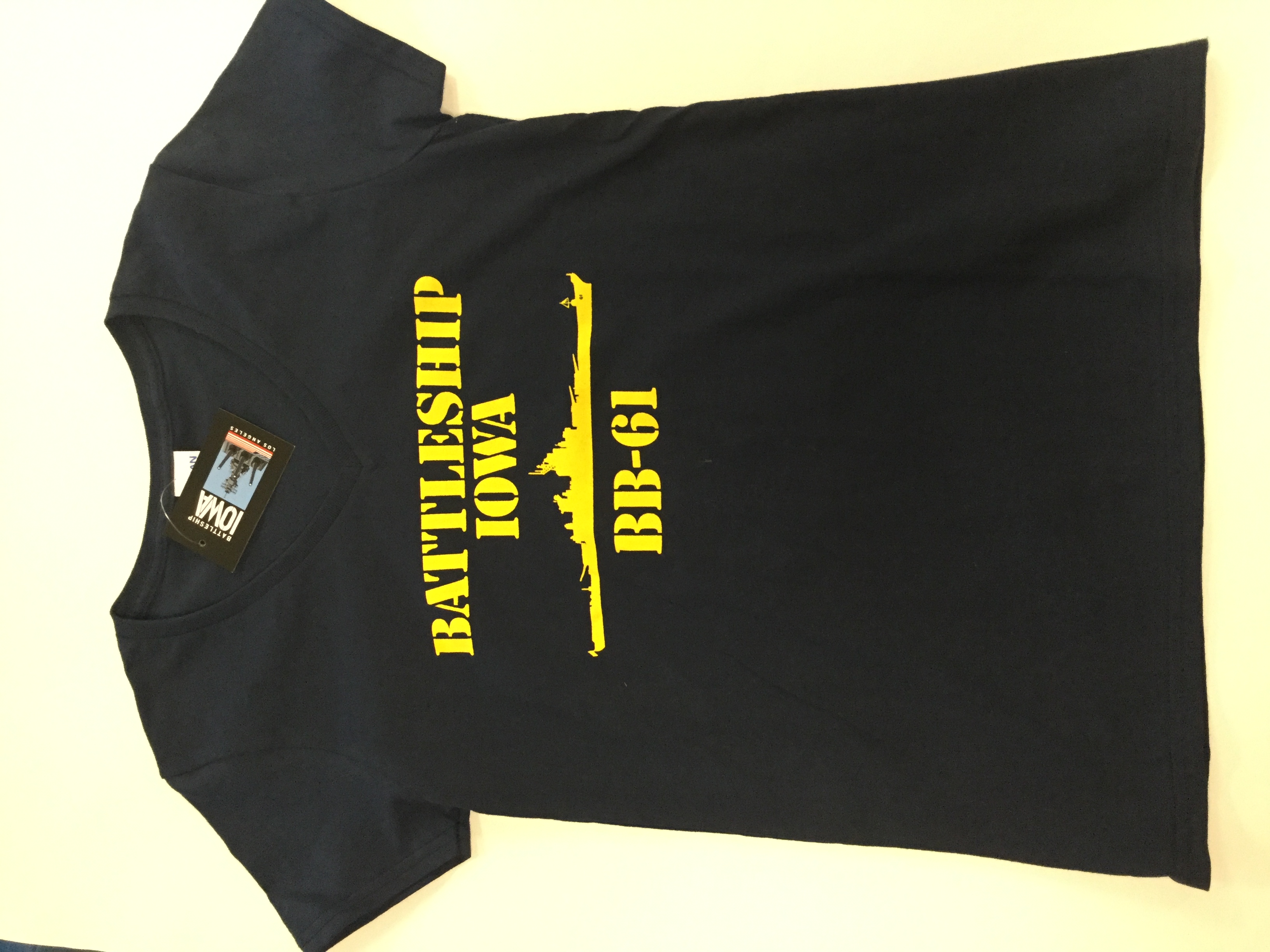 Ladies V-Neck T-Shirt - Battleship IOWA