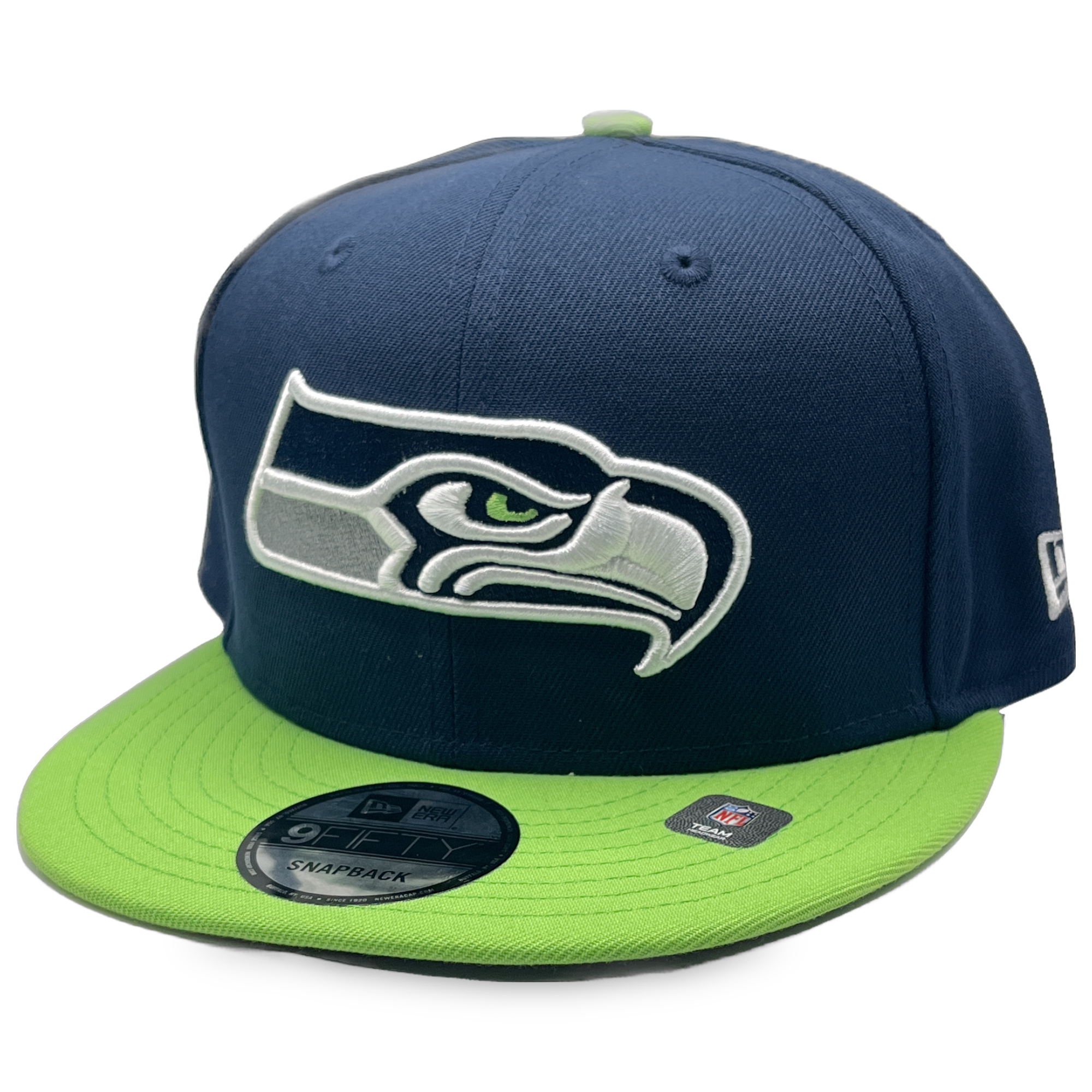 Seattle Seahawks New Era Blue and Green Snapback Hat