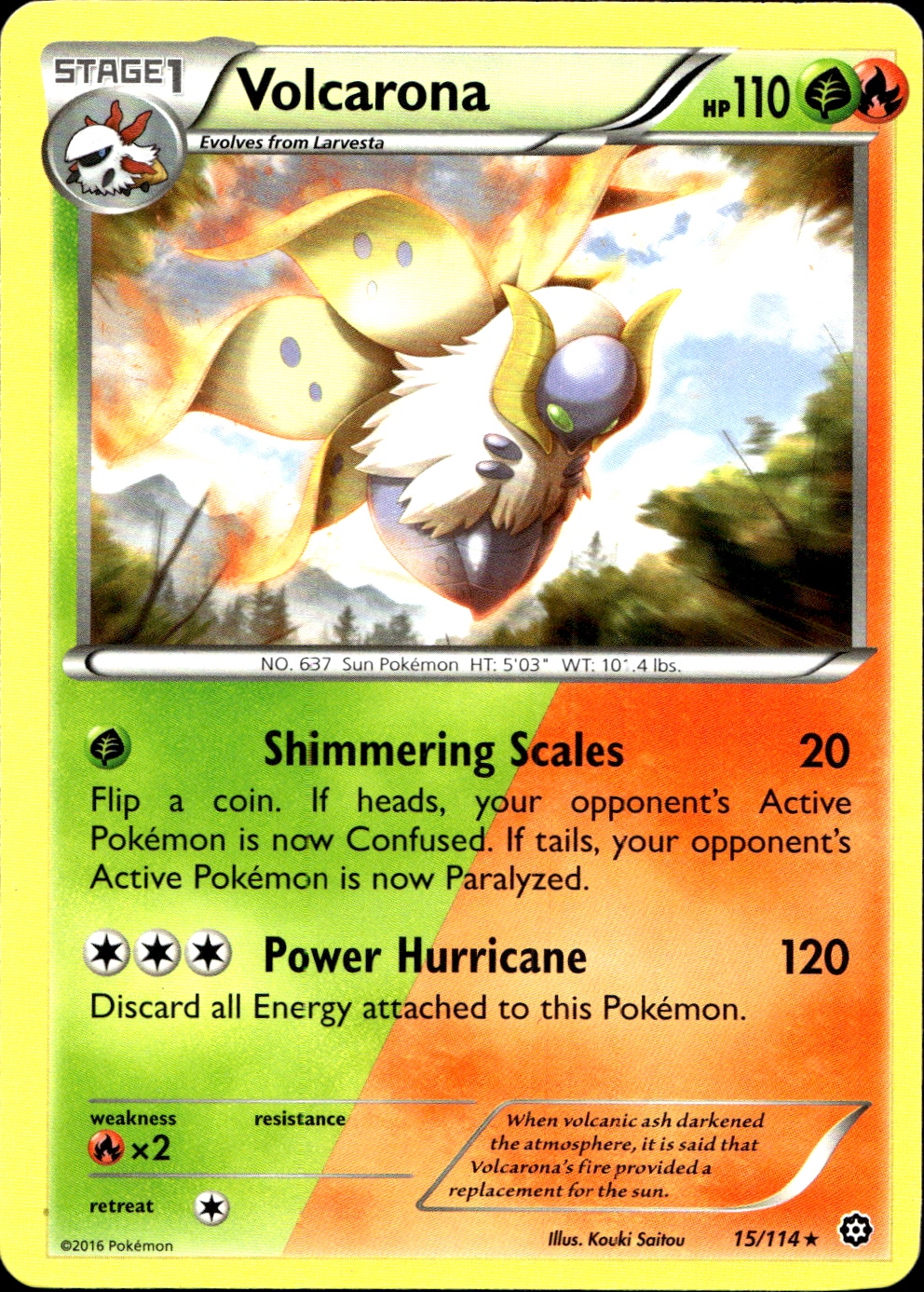 Volcarona - XY11 15