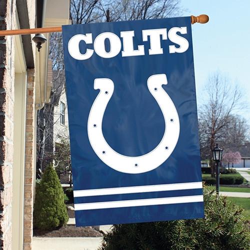 Indianapolis Colts Embroidered 2-Sided Banner 28x44"