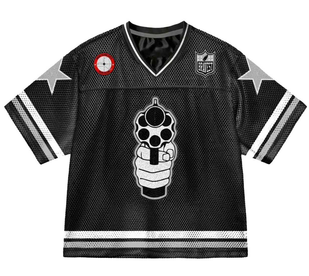 Bravest Studios 911 Football Jersey Black