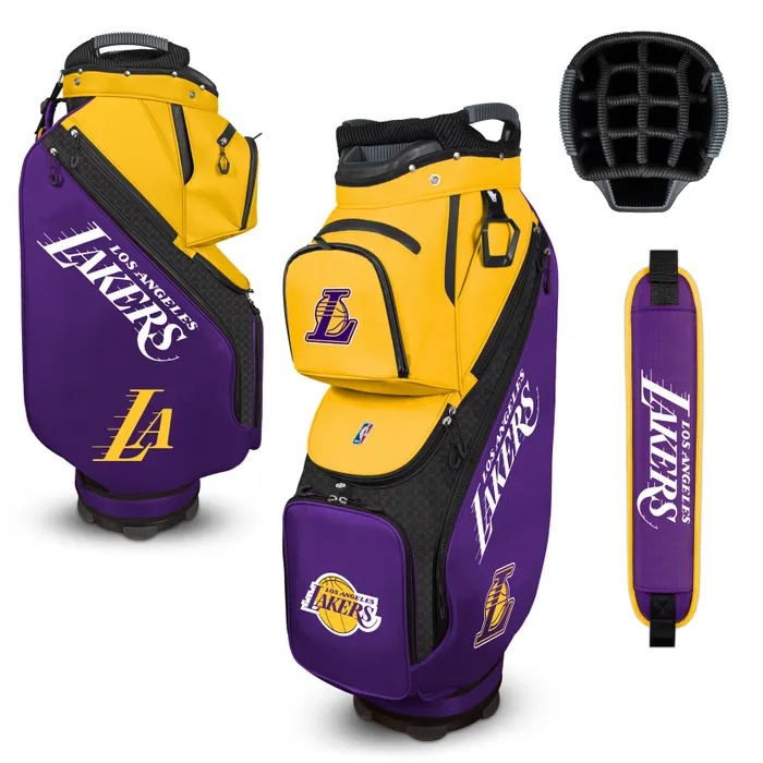 Los Angeles Lakers Premier Clubhouse Cooler Golf Cart Bag