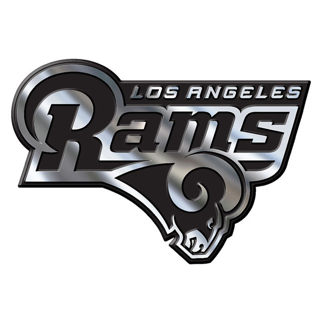 Los Angeles Rams Premium Metal Auto Emblem