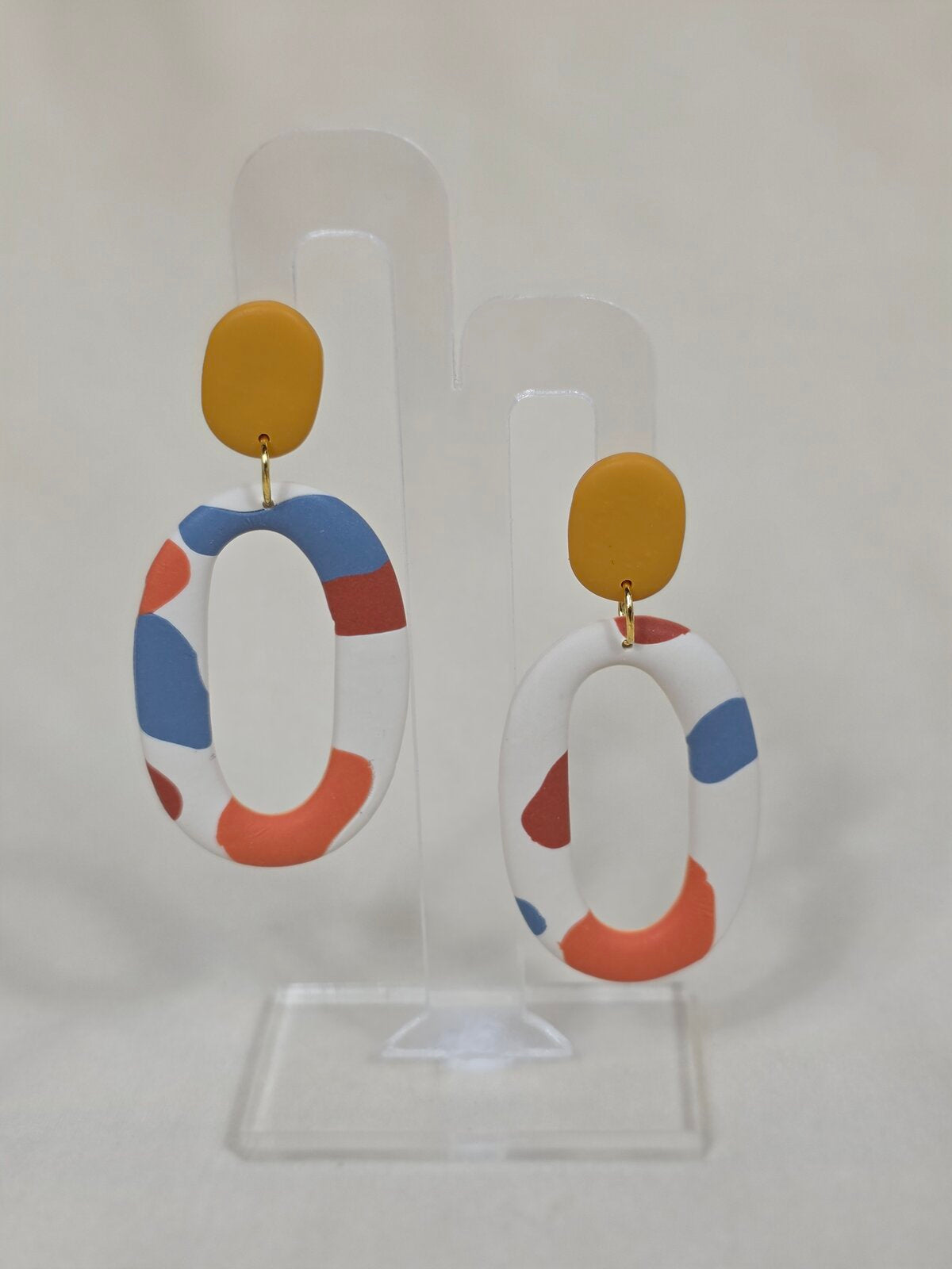Confetti Oval Dangles