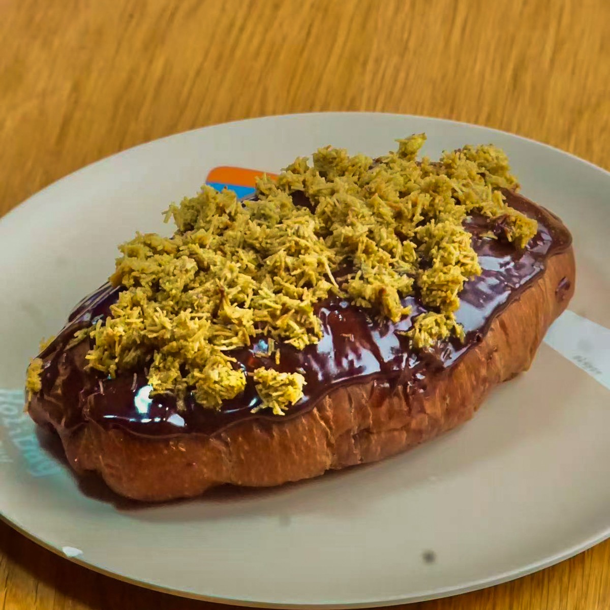 Dubai Chocolate SeaSalt Roll — HoneyMe Bakery, Bellevue