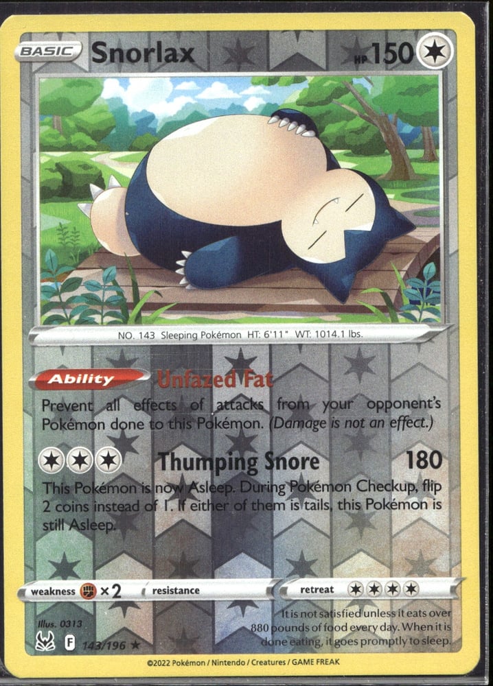 Snorlax - SWSH11 143/196