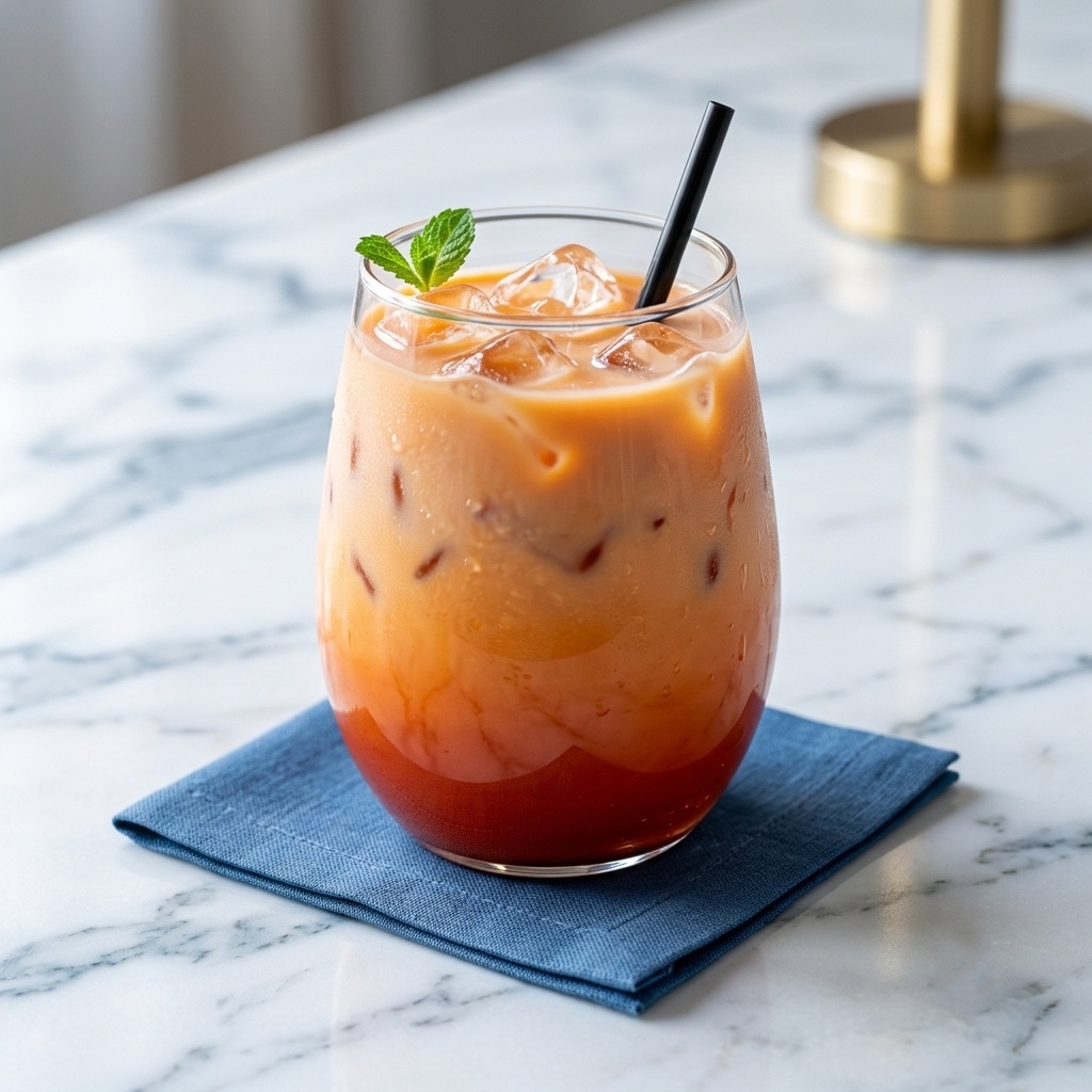 Fresh made Thai Iced Tea