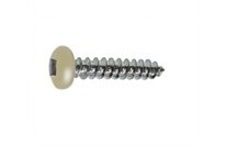 #6x5/8" Pan-Head (Square) Metal Screw Pebble Khaki