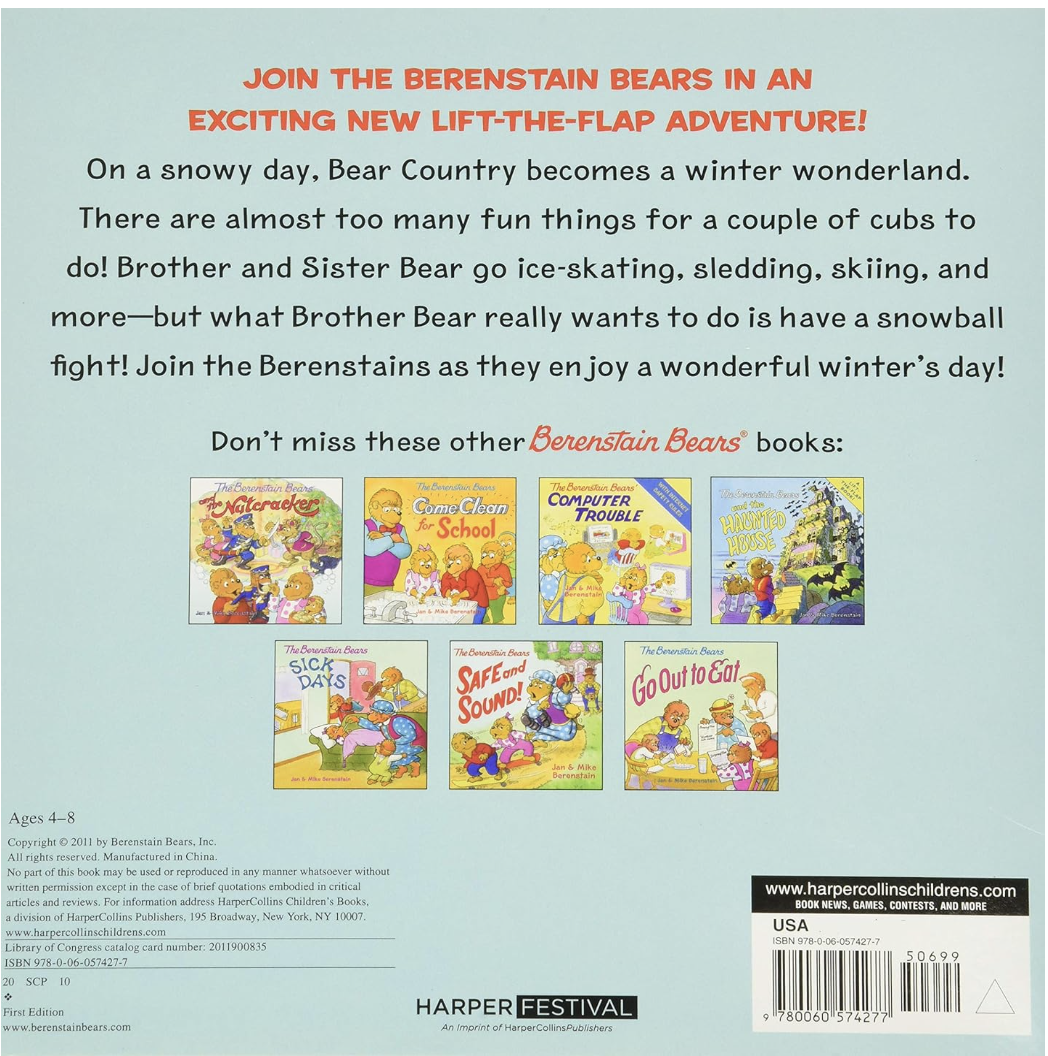 The Berenstain Bears' Winter Wonderland: A Winter and Holiday Book for Kids