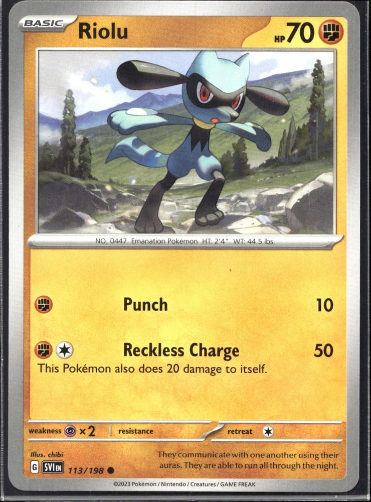 Riolu - SV01 113/198