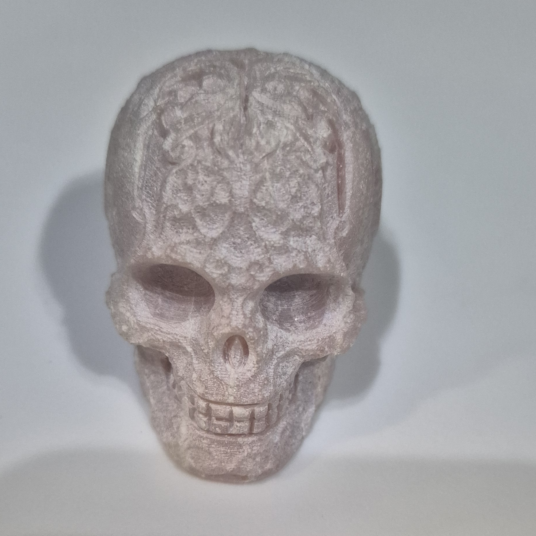 Pink Opal Skull
