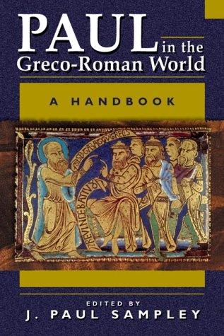 Cover of Paul in the Greco-Roman World: A Handbook