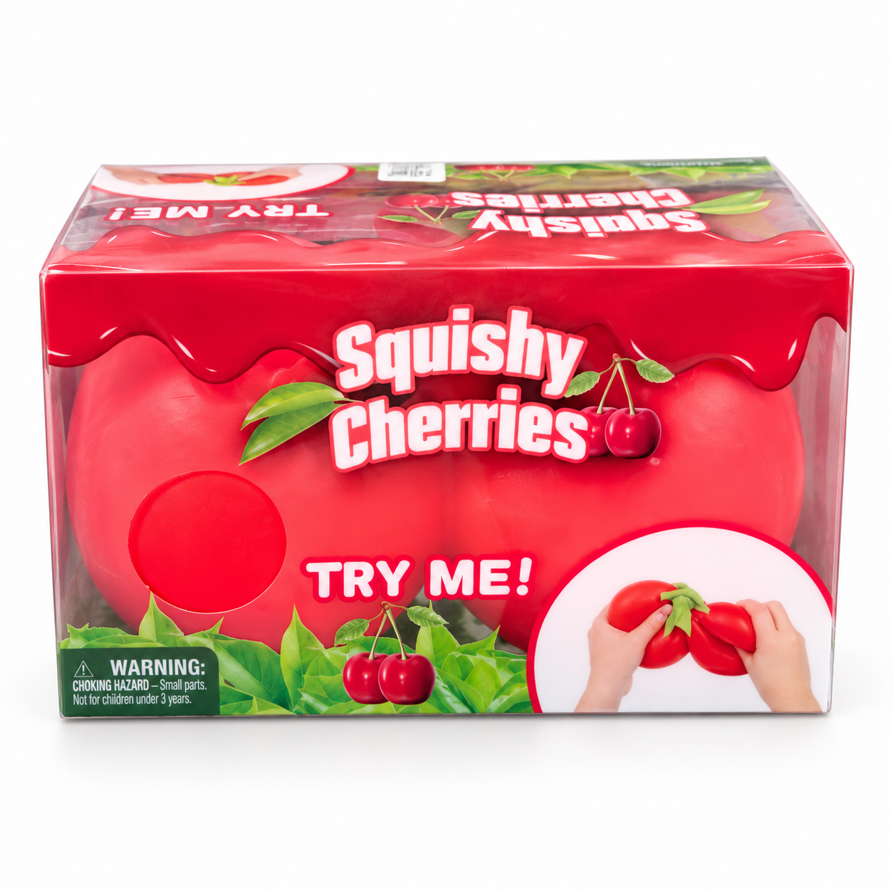 Jumbo Cherries Squishy Toy