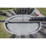 Walthers Cornerstone HO Scale Building Assembled Motorized 130FT Train Turntable