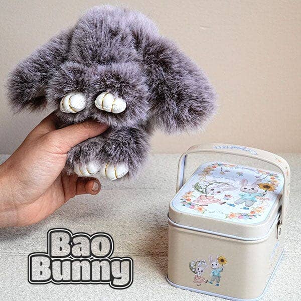 Bao Bunny Furry Kawaii Plush Keychain Mystery Tin (1pc)