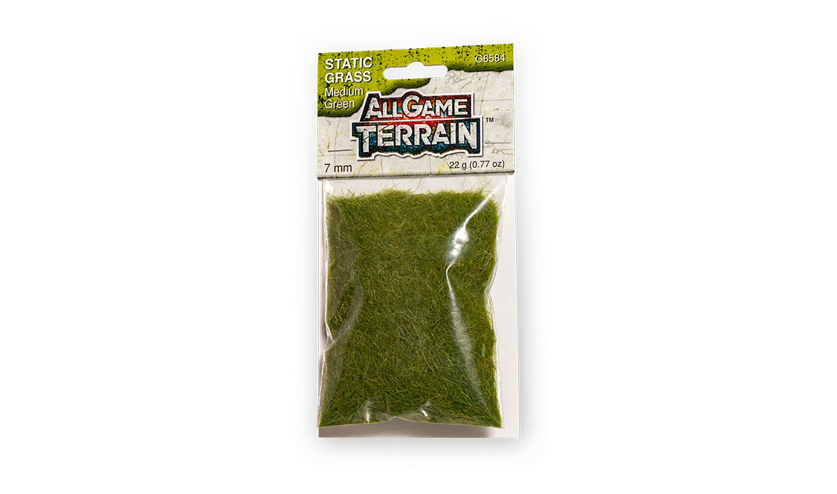 All Game Terrain Medium Green Static Grass 7 mm G6584