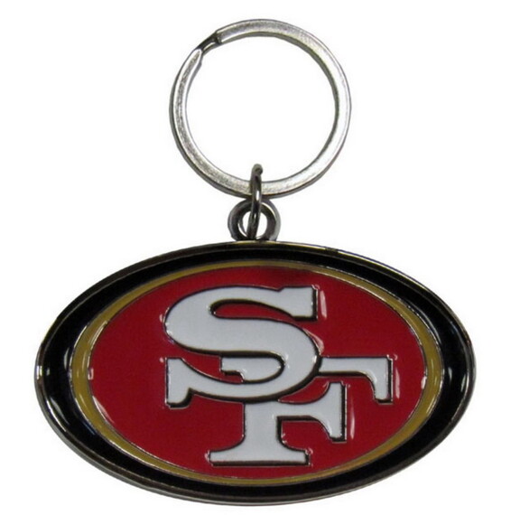 San Francisco 49ers Cloisonne Metal Keychain