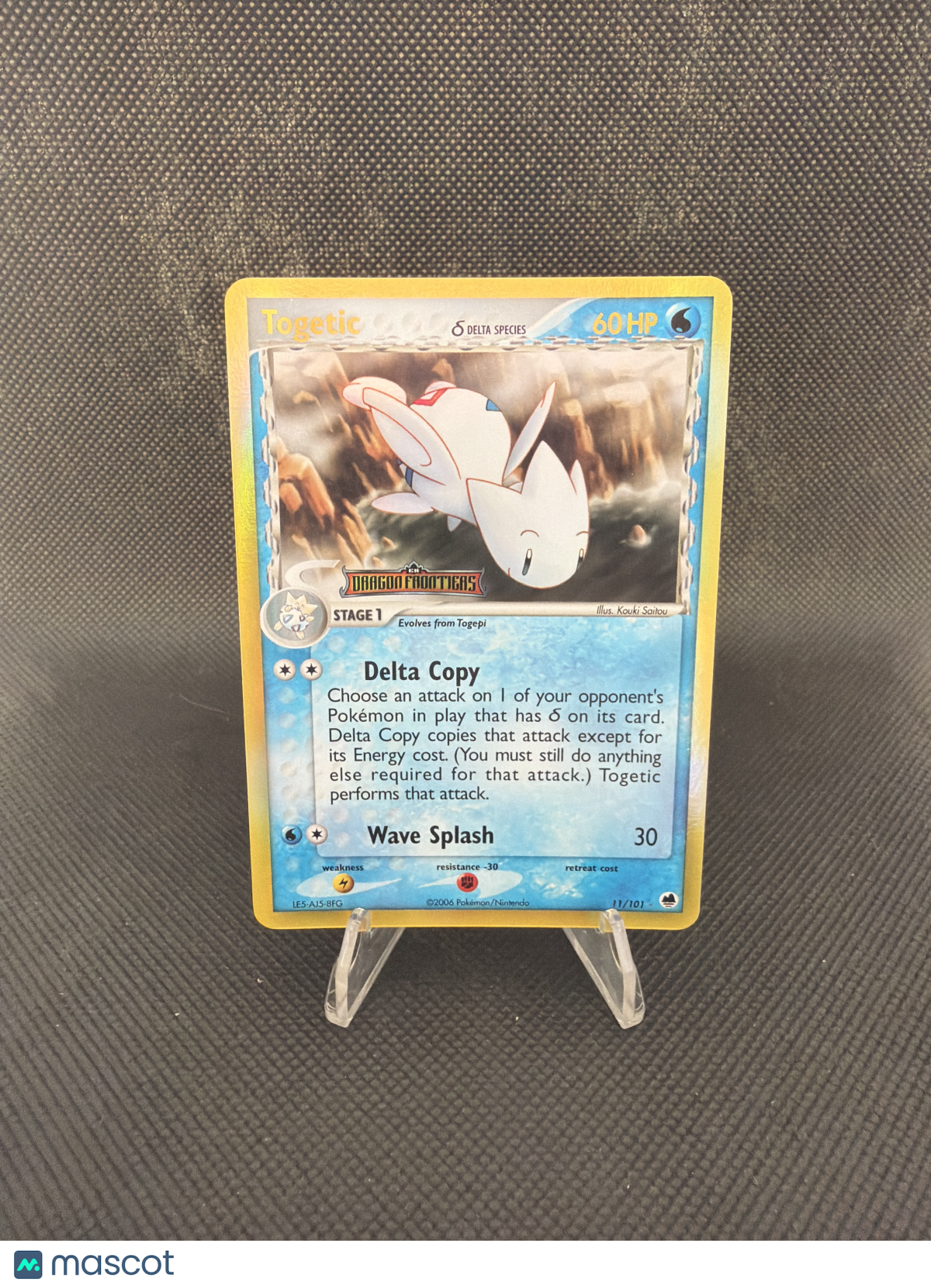 2006 EX Dragon Frontiers Togetic Reverse Holo (LP) #11/101