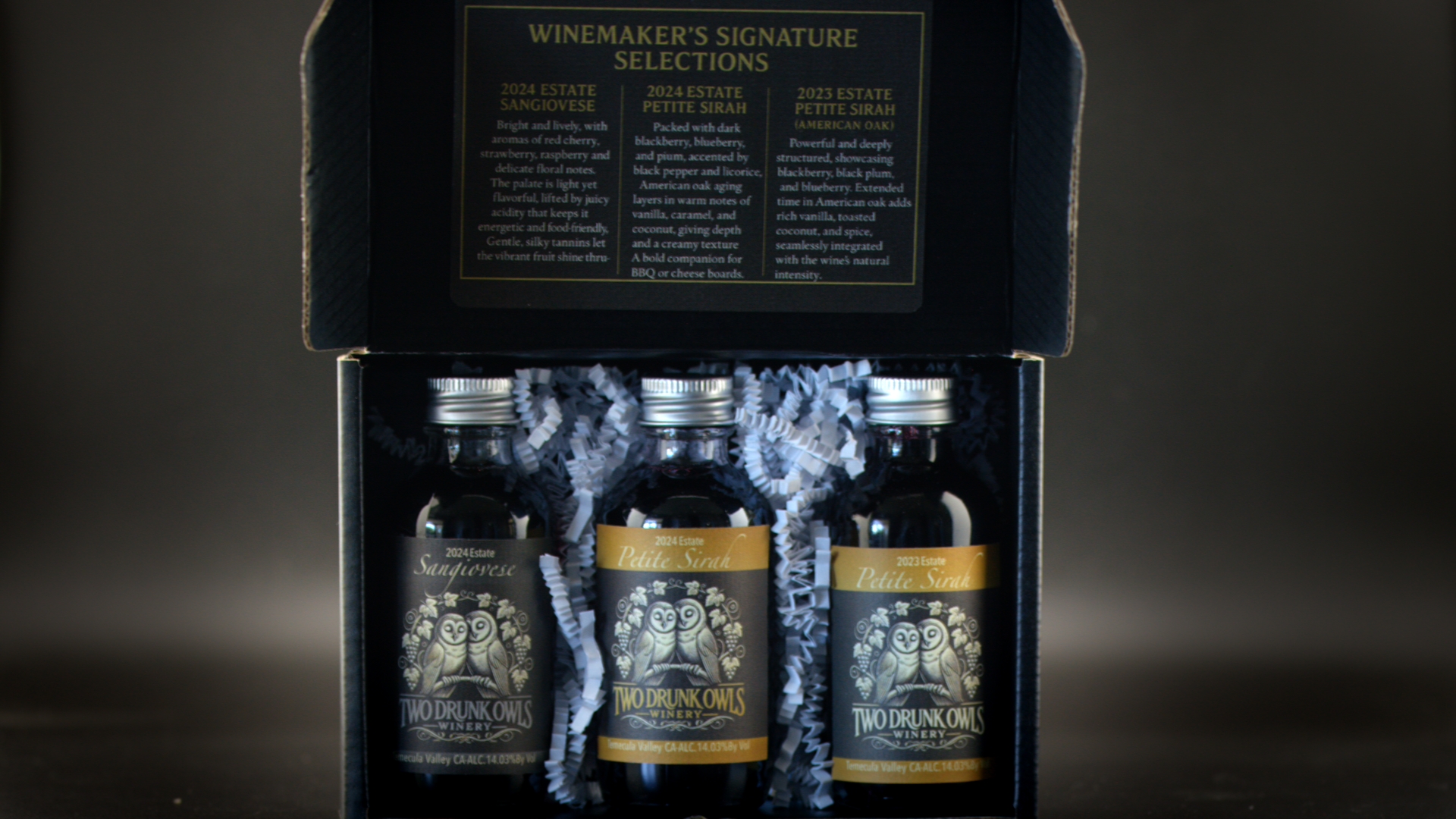 Owlet’s Flight Tasting Kit – Winemakers Signature Selection