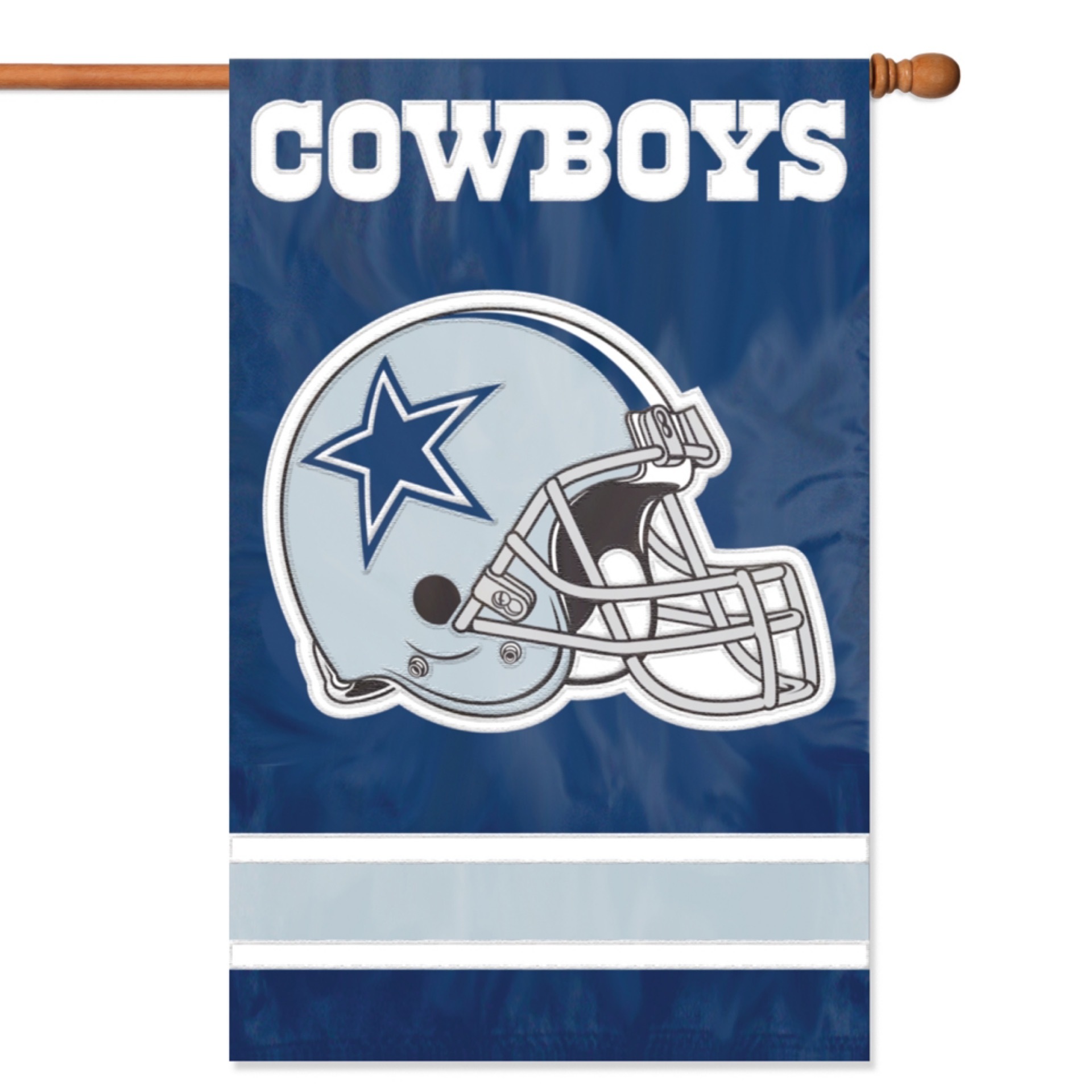 Dallas Cowboys Embroidered 2-Sided Banner 28x44"