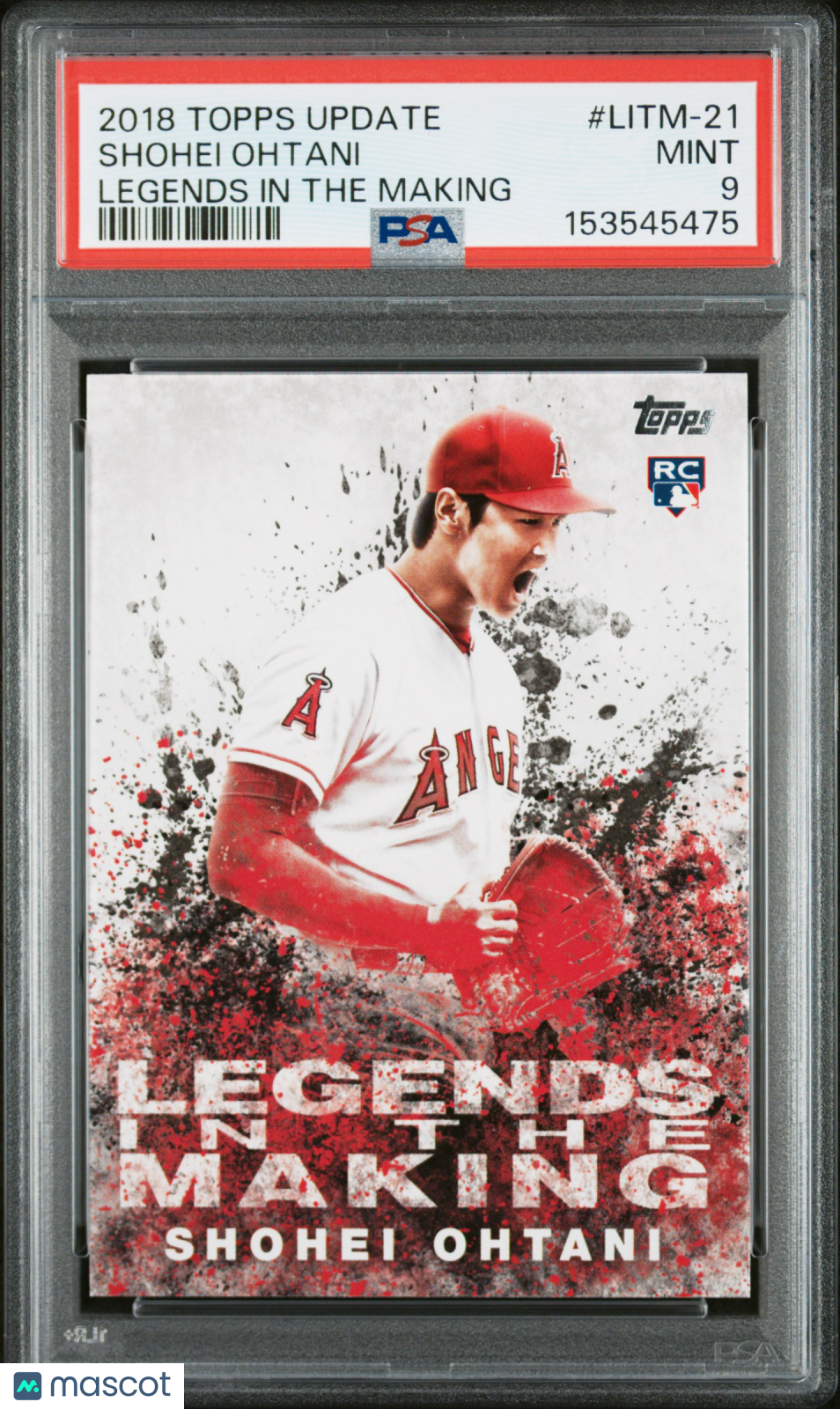 2018 Topps Update Legends In The Making Shohei Ohtani #LITM-21 PSA 9