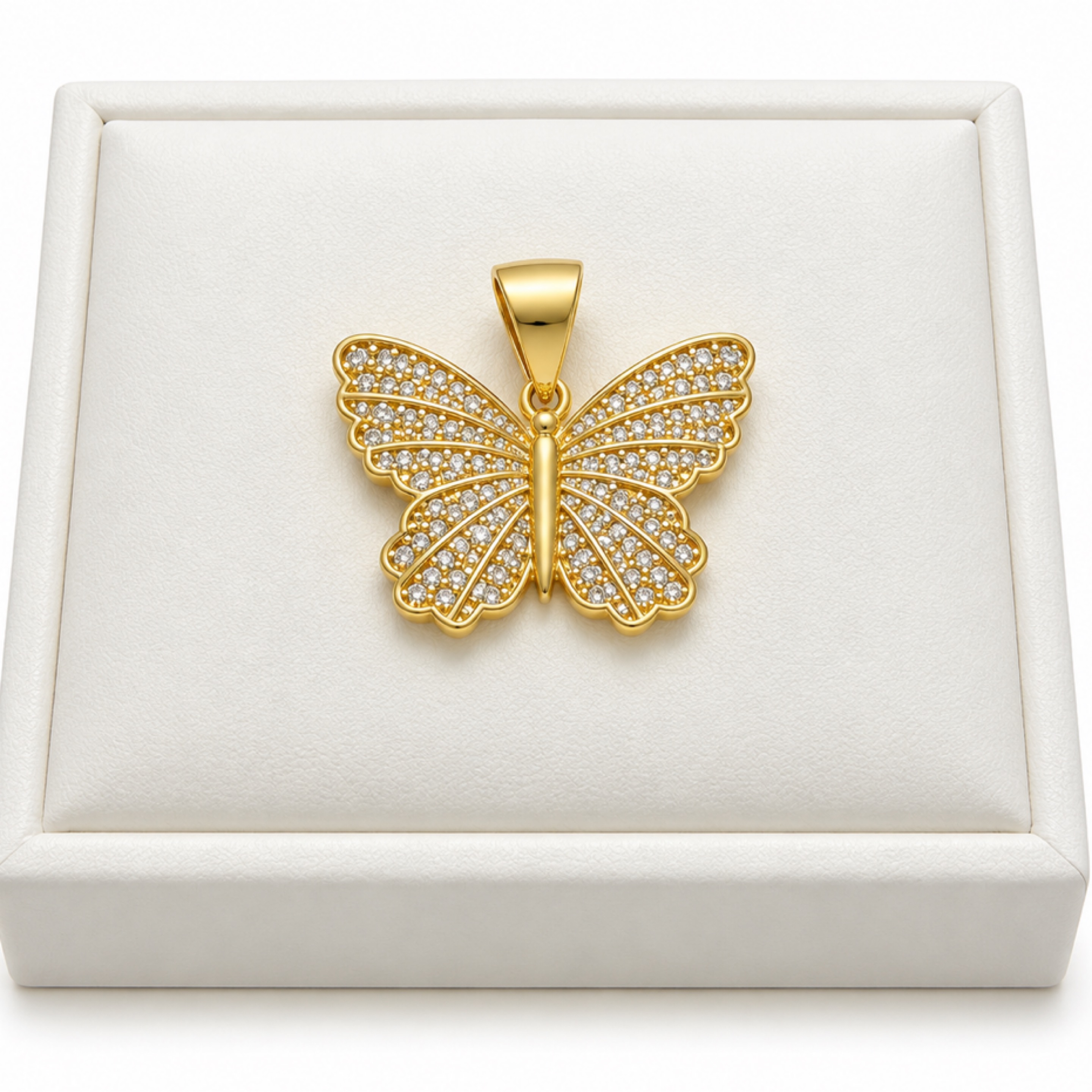 Butterfly Gold Pendant 