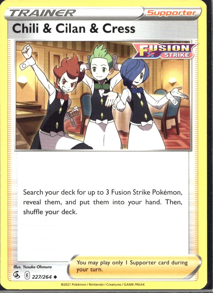 Chili & Cilan & Cress - SWSH8 227/264