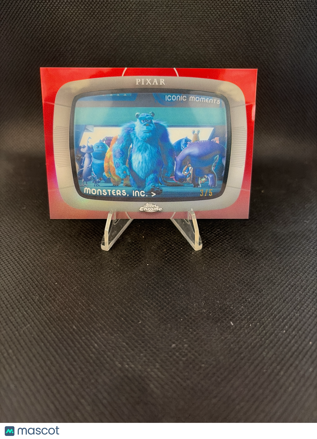 2026 Topps Chrome Pixar Monsters Inc. Iconic Moments Red Refractor /5 #IM-8