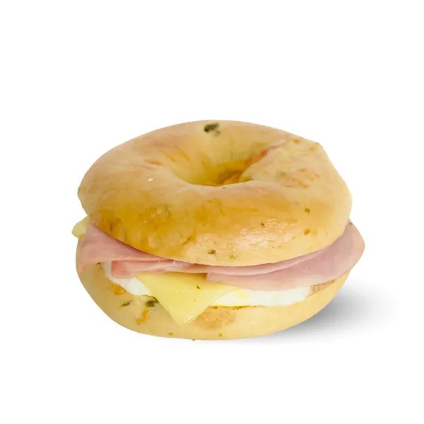 Ham Egg & Pepper Jack Bagel